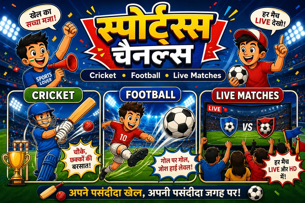 Sports Channels on Charotar Digital IPTV